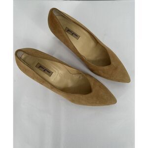 Paul Green Suede Leather Beige Nude Pump Size UK 5 US 7.5